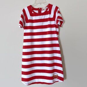 Cotton T-Shirt Dress with MK logo